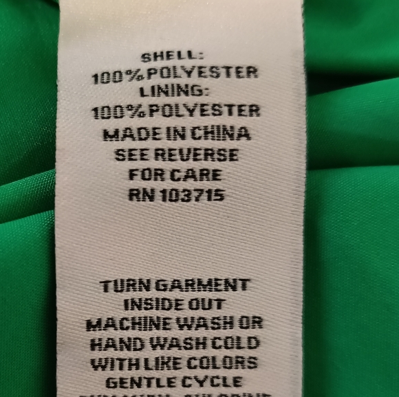 US8🍀Nanette Lepore Green Floral Belted Midi Dress - Picture 11 of 11